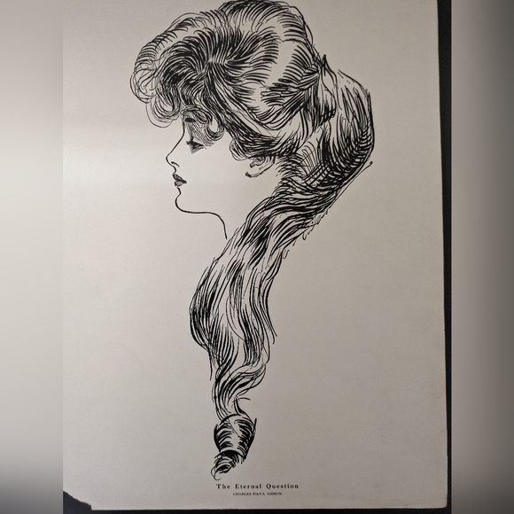 3 Vintage Prints Charles Gibson and Henry Huff - Picture 5 of 8